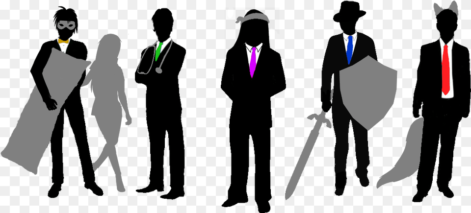 Introspection Round Man In Suit Silhouette, Person, People, Graduation, Adult Png Image