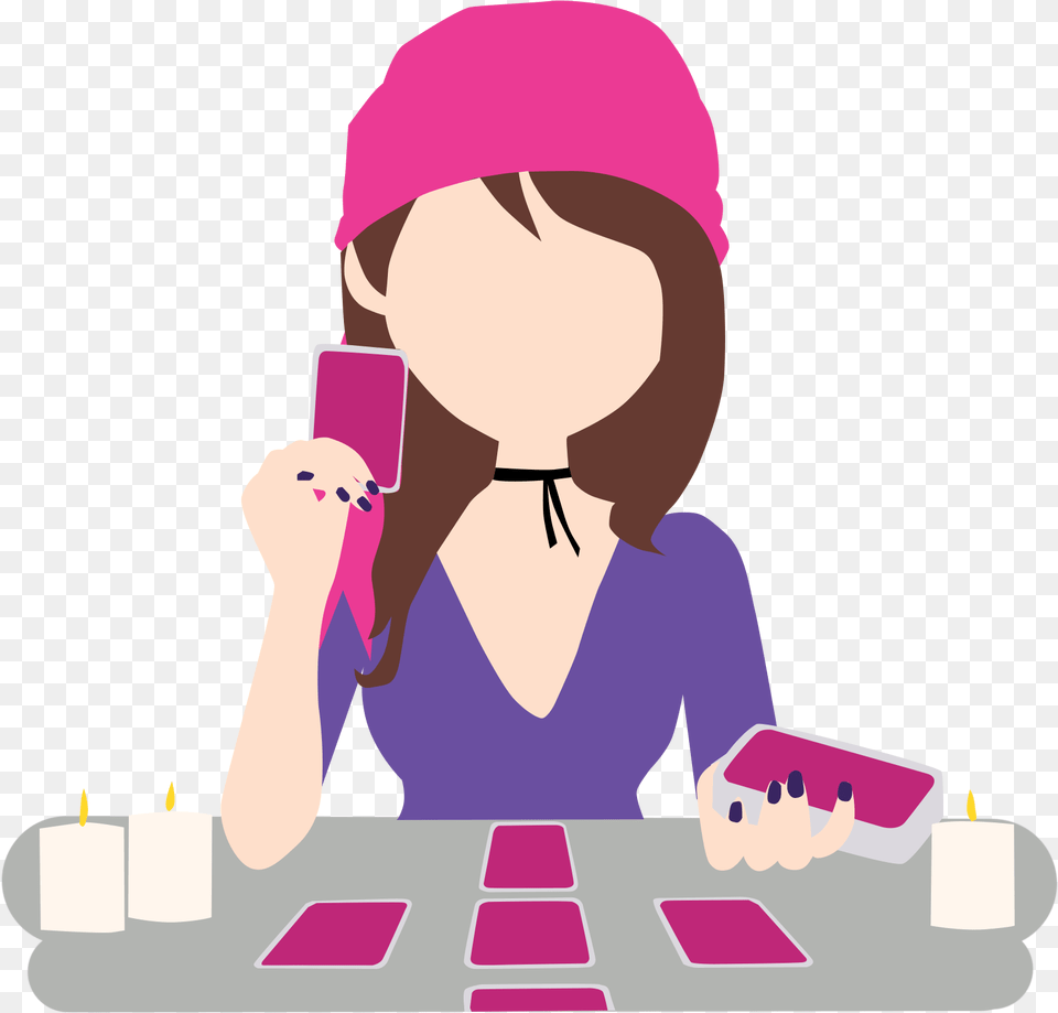 Intuitive Tarot Amp Oracle Reading Clipart Download Tarot Clipart, Clothing, Hat, Baby, Person Png Image