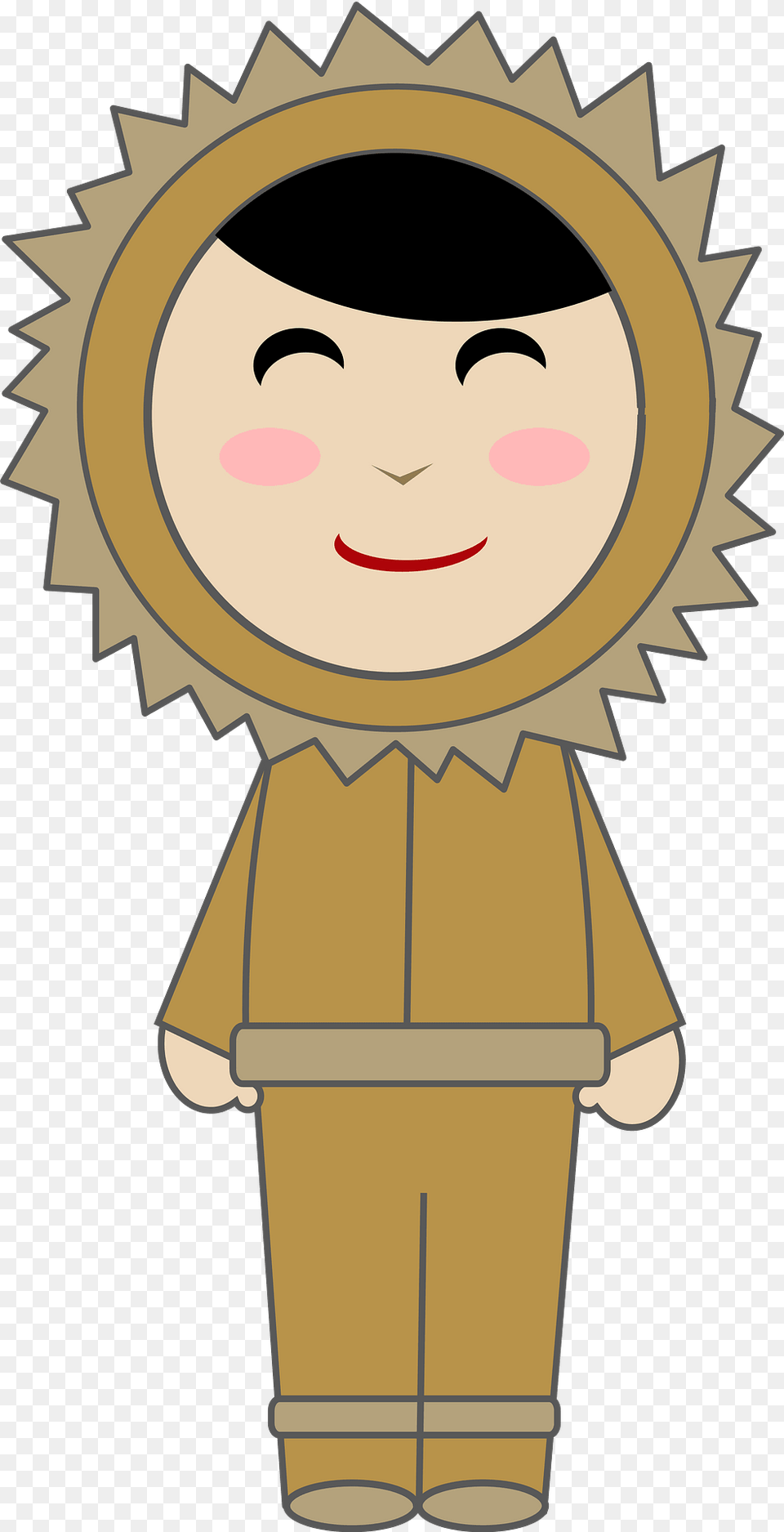 Inuit Girl Clipart, Face, Head, Person Png