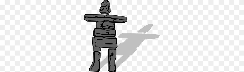 Inuit Inukshuk Clip Art Free Vector, Cross, Symbol, Person Png