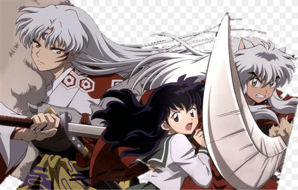 Inuyasha 2019 Download Inuyasha Wallpaper Anime, Book, Comics, Publication, Face Png Image