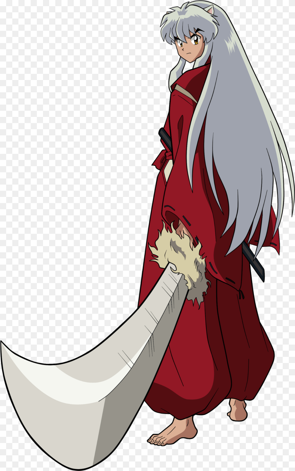 Inuyasha 4 Inuyasha, Book, Comics, Publication, Weapon Png Image