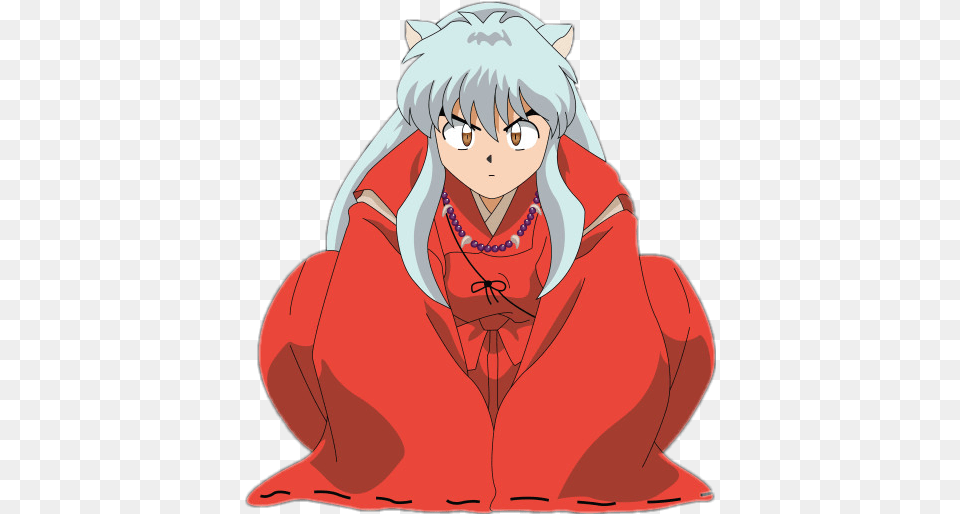 Inuyasha Anime Demon Inuyasha, Book, Comics, Publication, Person Free Png Download