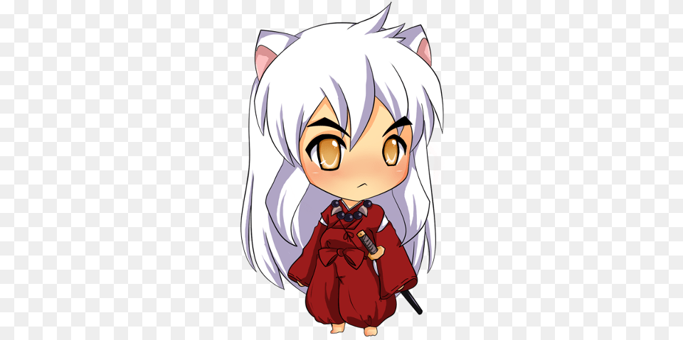 Inuyasha Chibi Anime Anime Inuyasha And Aome, Book, Comics, Publication, Baby Free Png