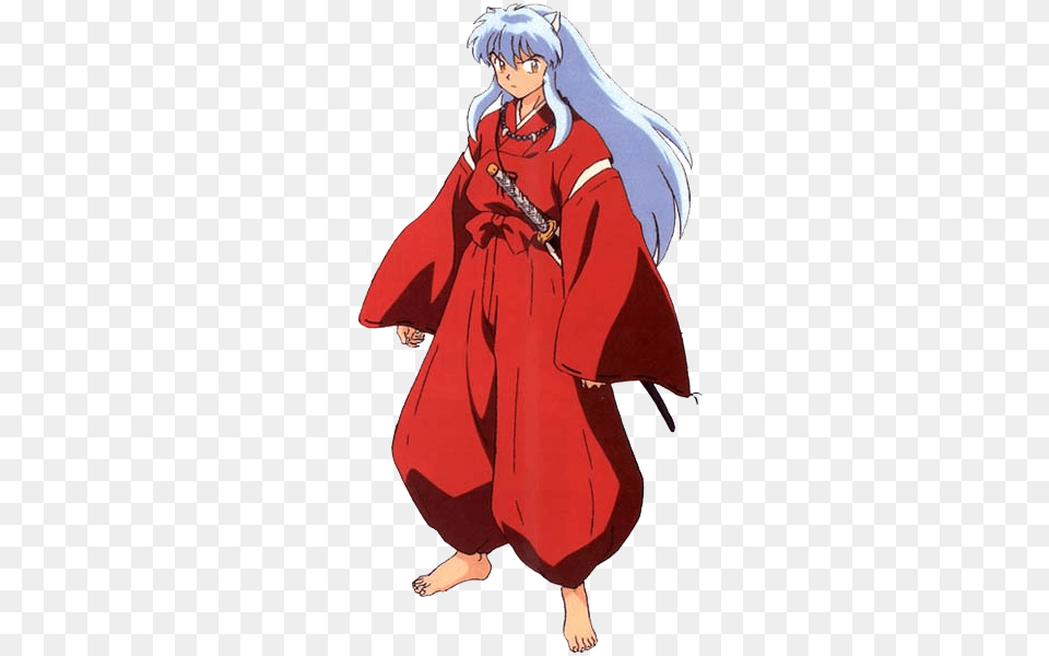 Inuyasha Clipart Inuyasha Full Body, Book, Comics, Publication, Adult Free Png Download