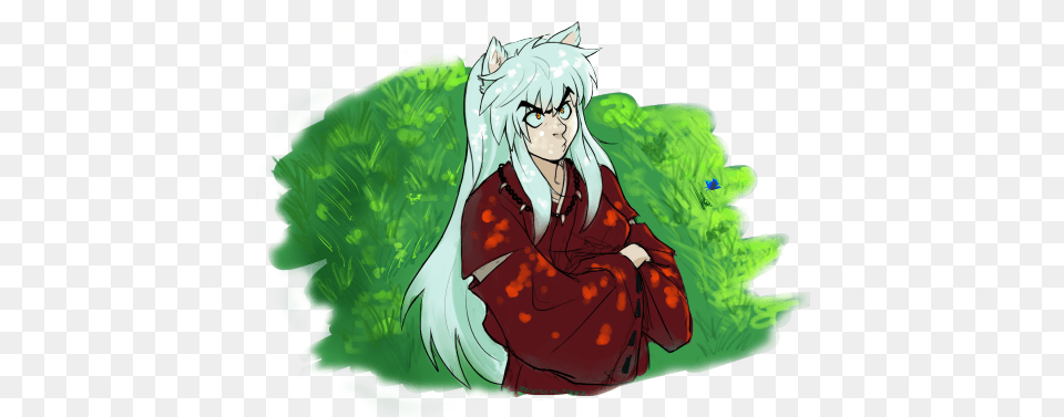 Inuyasha Fanart Tumblr Cartoon, Book, Comics, Publication, Person Free Transparent Png