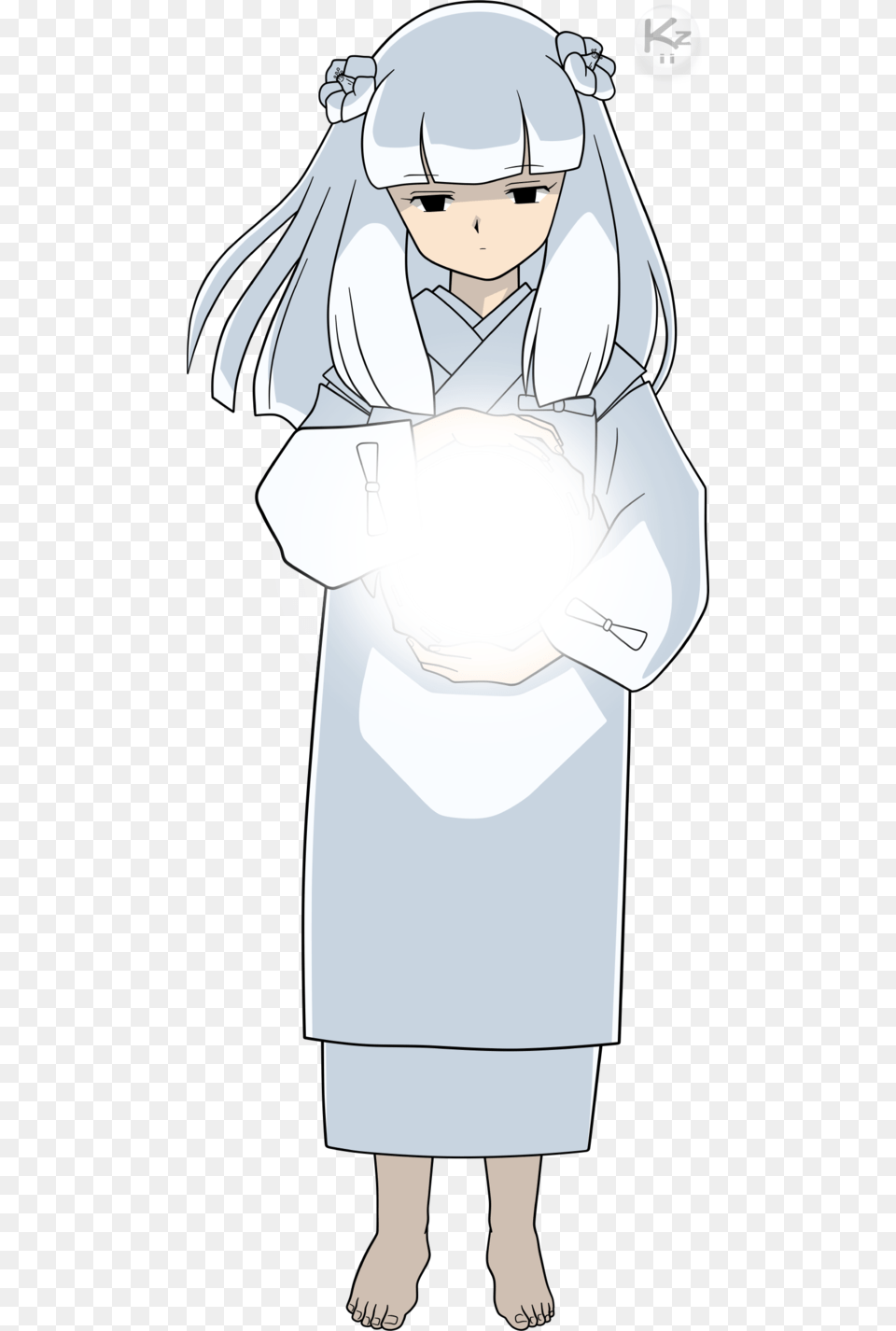 Inuyasha Kanna By Krizeii D7atg6q Kanna Inuyasha Cuerpo Completo, Book, Publication, Comics, Adult Png Image