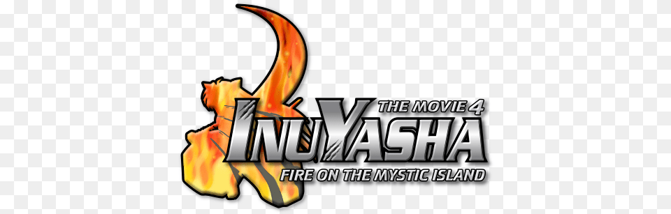 Inuyasha Logo 8 Image Inuyasha The Fire On The Mystic Island, Flame Free Transparent Png