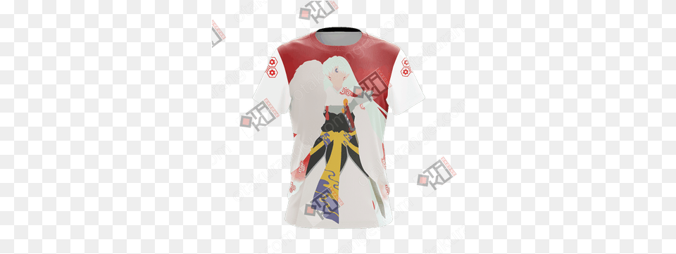 Inuyasha Sesshomaru New Unisex 3d Tshirt Otakuranger One Piece Yonko Hoodie, Clothing, Shirt, T-shirt, Jersey Free Png