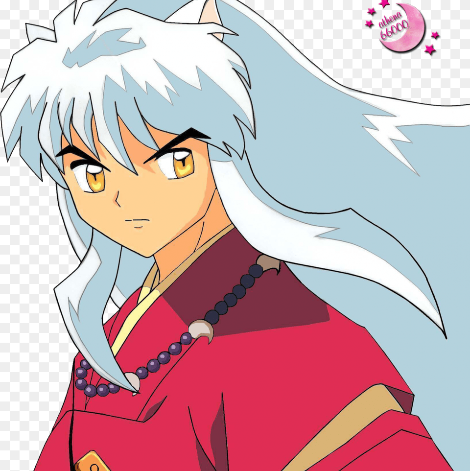 Inuyasha Stitch Cross, Book, Comics, Publication, Person Free Png Download
