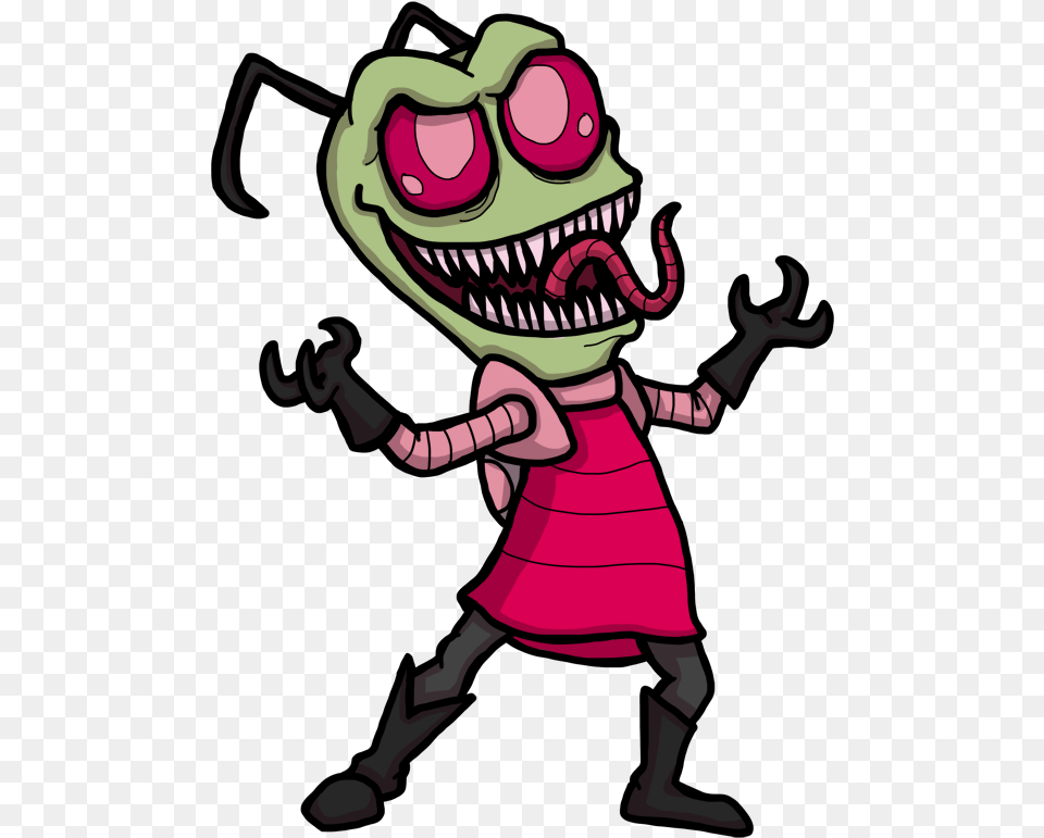Invader Zim Cartoon, Baby, Person Free Transparent Png