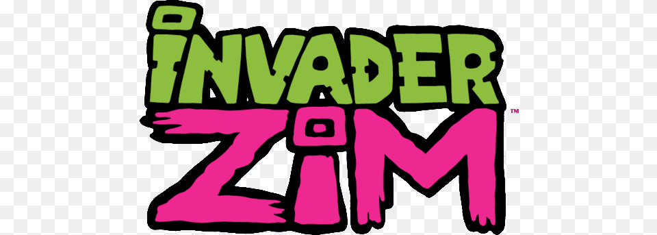 Invader Zim Comic Logo, Sticker, Art Free Transparent Png