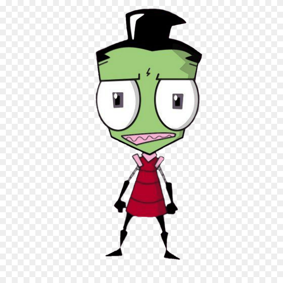 Invader Zim Cutouts, Person, Face, Head, Book Free Png Download