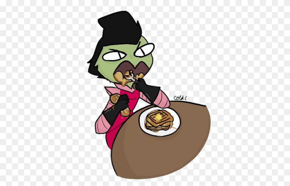 Invader Zim Fanclub, Baby, Person, Cartoon, Bread Free Transparent Png