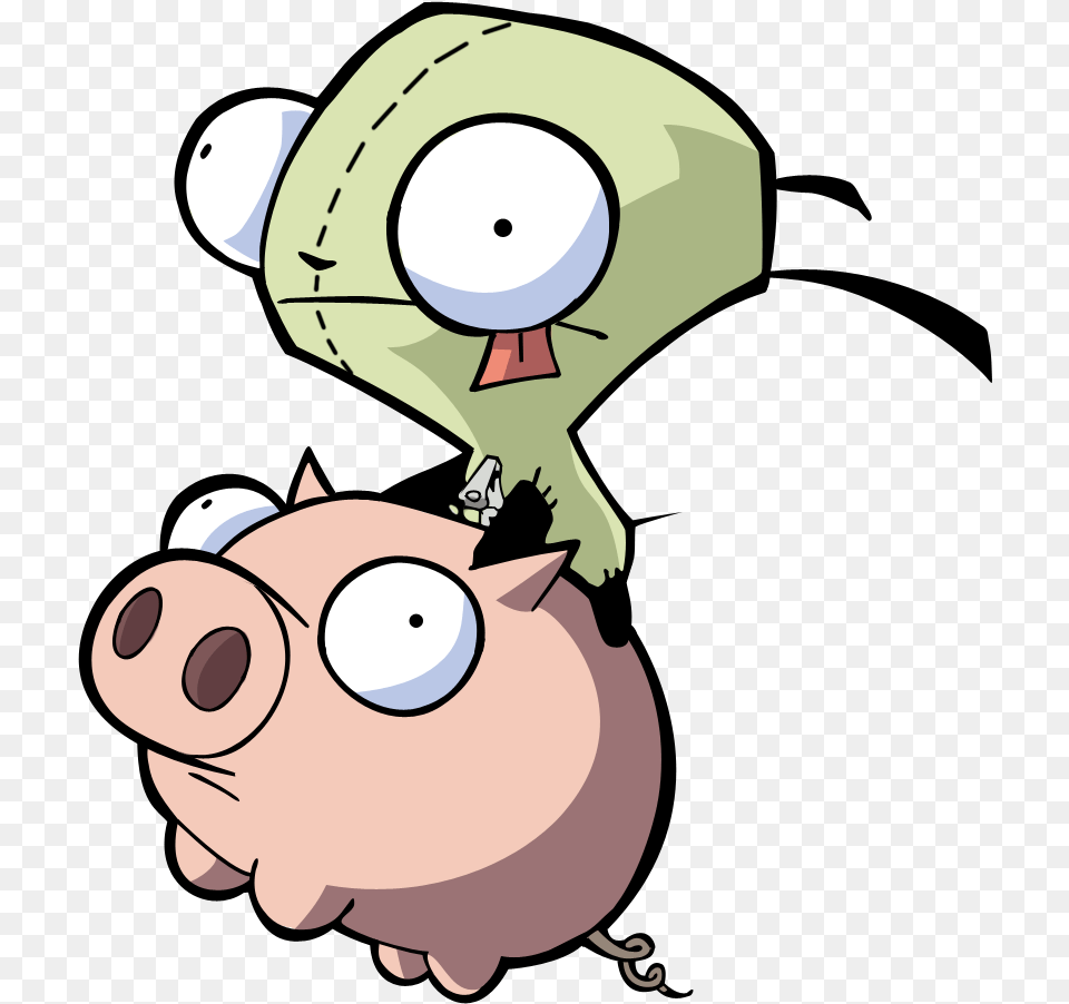 Invader Zim Gir Pig, Nature, Outdoors, Snow, Snowman Free Png Download
