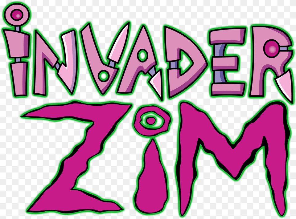 Invader Zim Logo By Jax89man D5dpd3a Invader Zim Logo, Purple, Art, Graphics, Dynamite Png