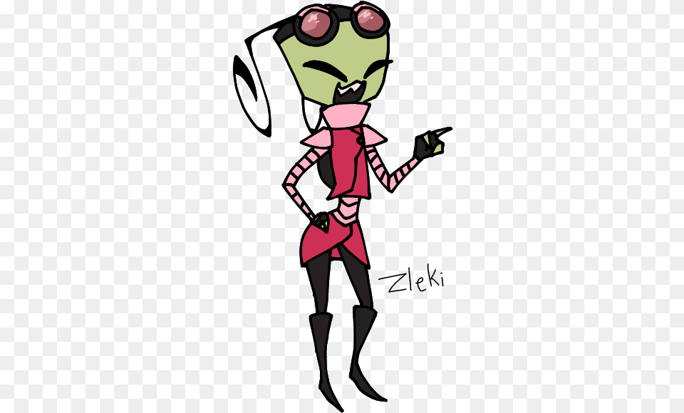 Invader Zim Oc For Kids Cartoon, Person, Publication, Comics, Book Free Transparent Png