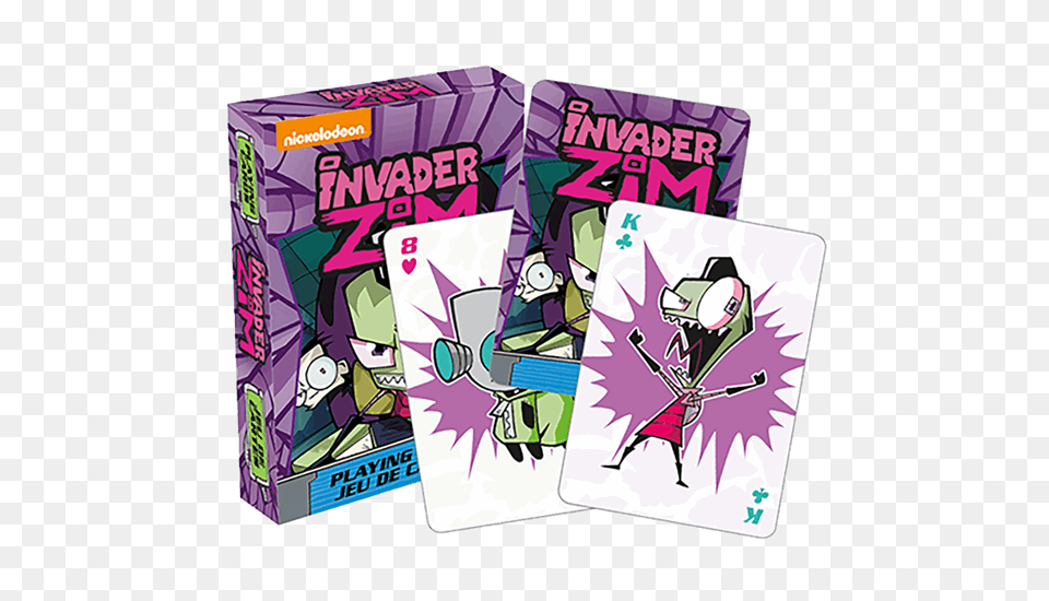 Invader Zim Playing Cards, Book, Comics, Publication Png