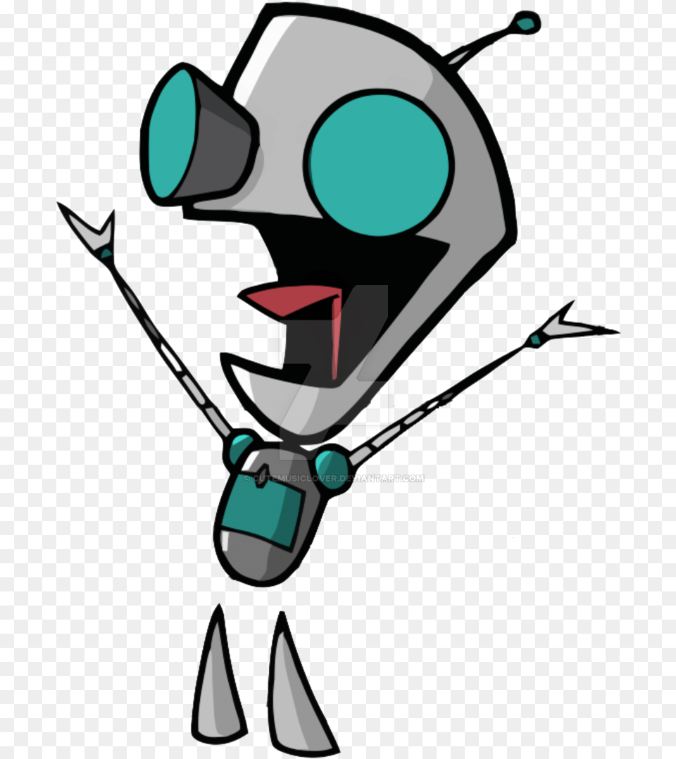 Invader Zim Robot Gir Invader Zim Robot Gir, Smoke Pipe Free Png Download