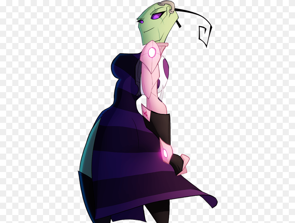 Invader Zim Tak Bigdad Clipart Invader Zim Tak Fanart, Cape, Clothing, Comics, Book Png Image