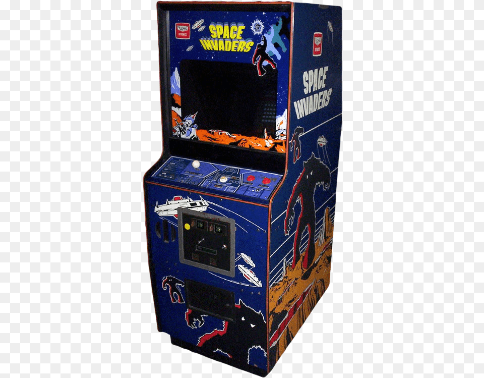 Invaders Ca1 Arcade 1up Space Invaders, Arcade Game Machine, Game, Boat, Transportation Free Png Download