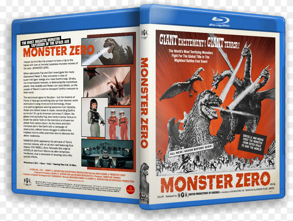 Invasion Of Astro Monsters On Blu Ray, Advertisement, Poster, Publication, Person Png