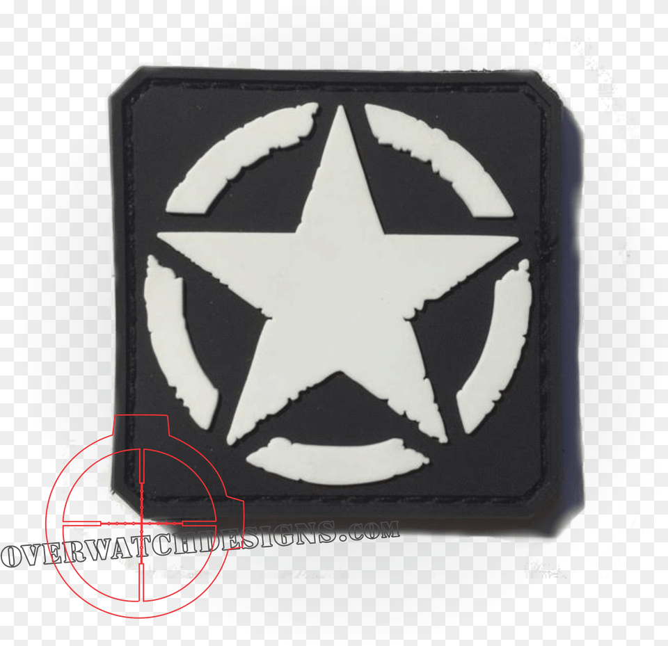 Invasion Star Patch Black Willys Jeep Decal Set, Symbol, Emblem, Logo, Star Symbol Free Transparent Png
