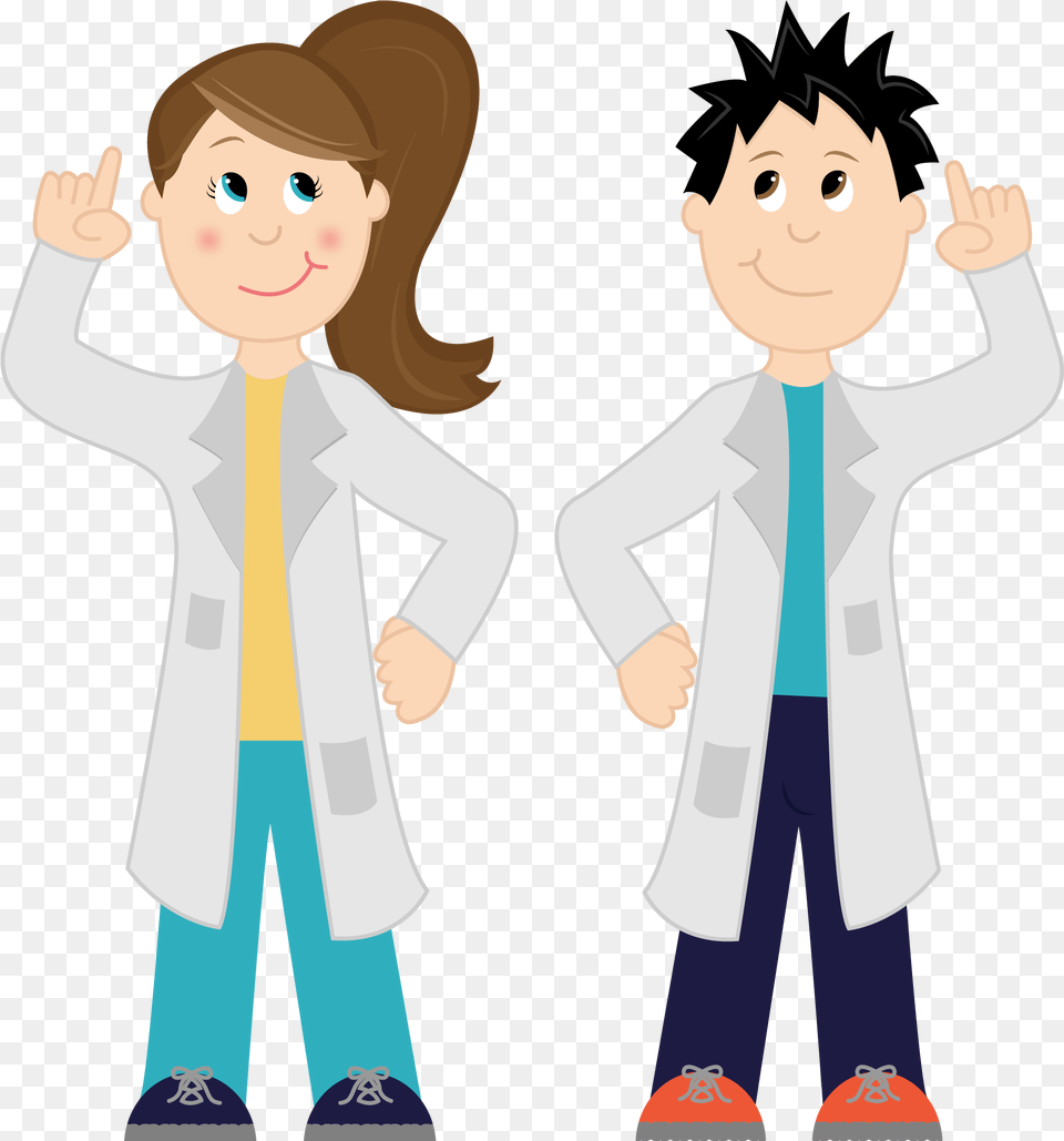 Inventors Kids Clipart, Lab Coat, Sleeve, Clothing, Coat Free Png