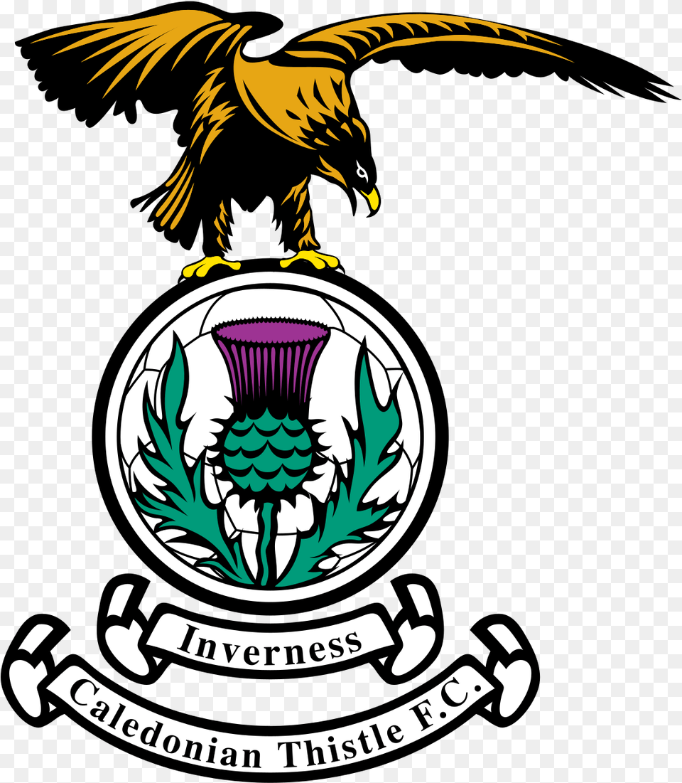 Inverness Caledonian Thistle Badge Inverness Caledonian Thistle, Emblem, Symbol, Logo, Animal Png Image