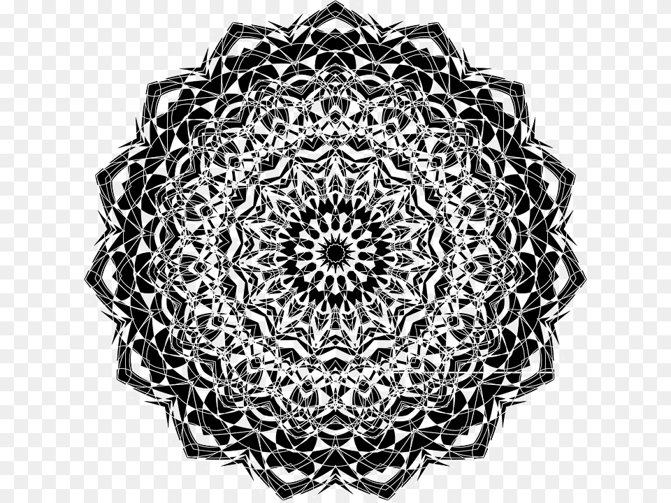 Inverse Abstract Black White Geometric Art Portable Network Graphics, Chandelier, Lamp, Pattern, Lace Free Png