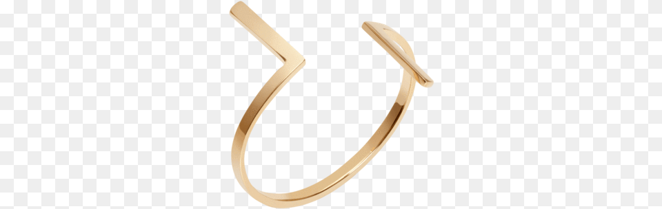 Inverse Cuff Yellow Gold Vermeil 14k Yellow Gold 18k Gold, Blade, Razor, Weapon, Accessories Free Png