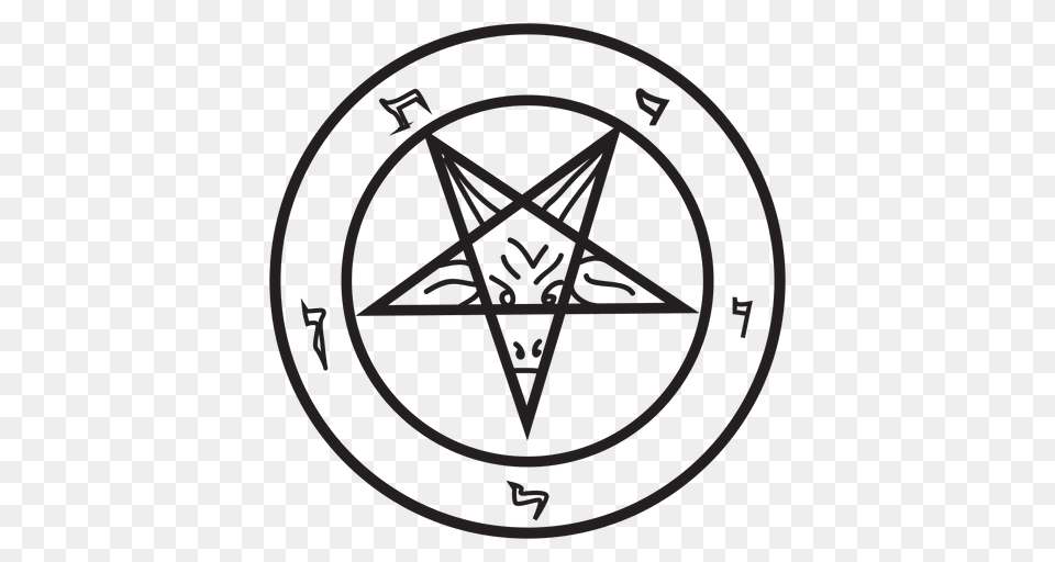 Inverted Pentagram Demon, Star Symbol, Symbol, Ammunition, Grenade Png Image