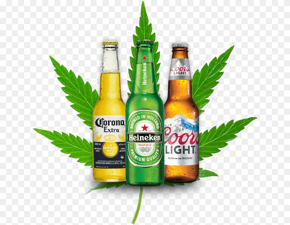 Investment Marijuana Leaf, Alcohol, Beer, Beer Bottle, Beverage Free Png