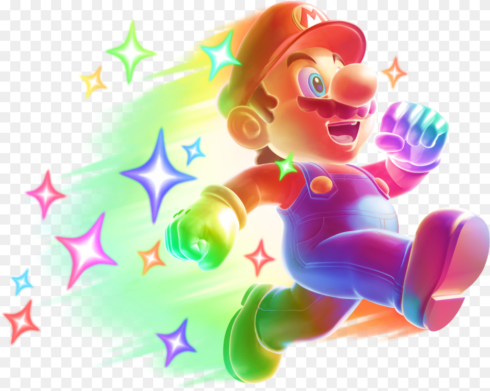 Invincible Mario Super Mario Wiki The Mario Encyclopedia Mario Star Power, Art, Graphics, Baby, Person Png Image