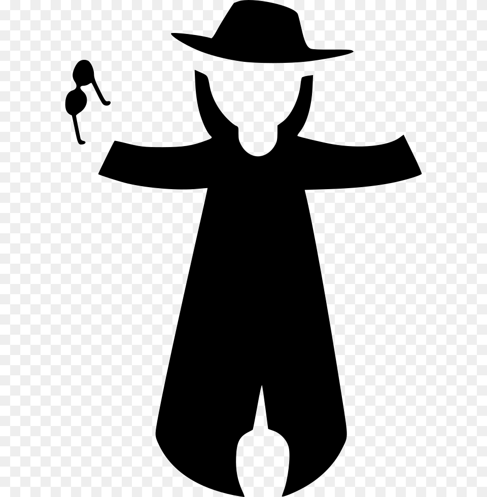 Invisible Icon Download, Clothing, Hat, Stencil, Silhouette Free Png