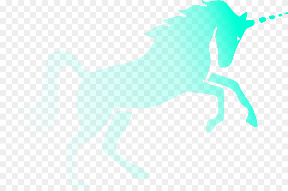 Invisible Unicorn Silhouette, Animal, Kangaroo, Mammal Png Image