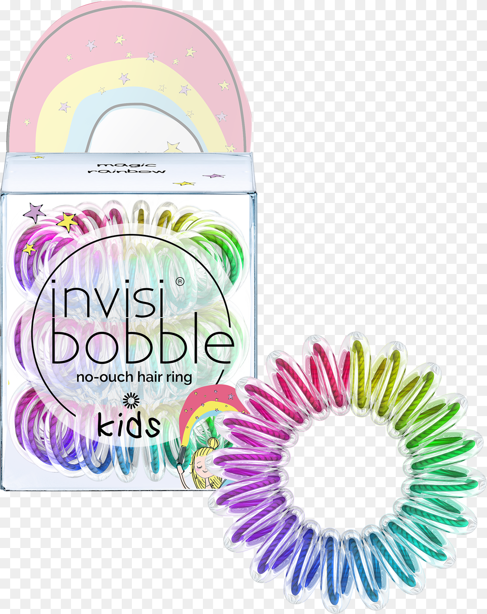 Invisibobble Kids Hair Tie Magic Rainbow, Accessories, Purple, Flower, Plant Png