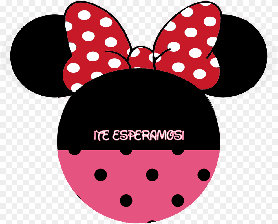 Invitacin Minnie Mouse Red Clipart Minnie Mouse Bow, Pattern, Baby, Home Decor, Person Free Png Download