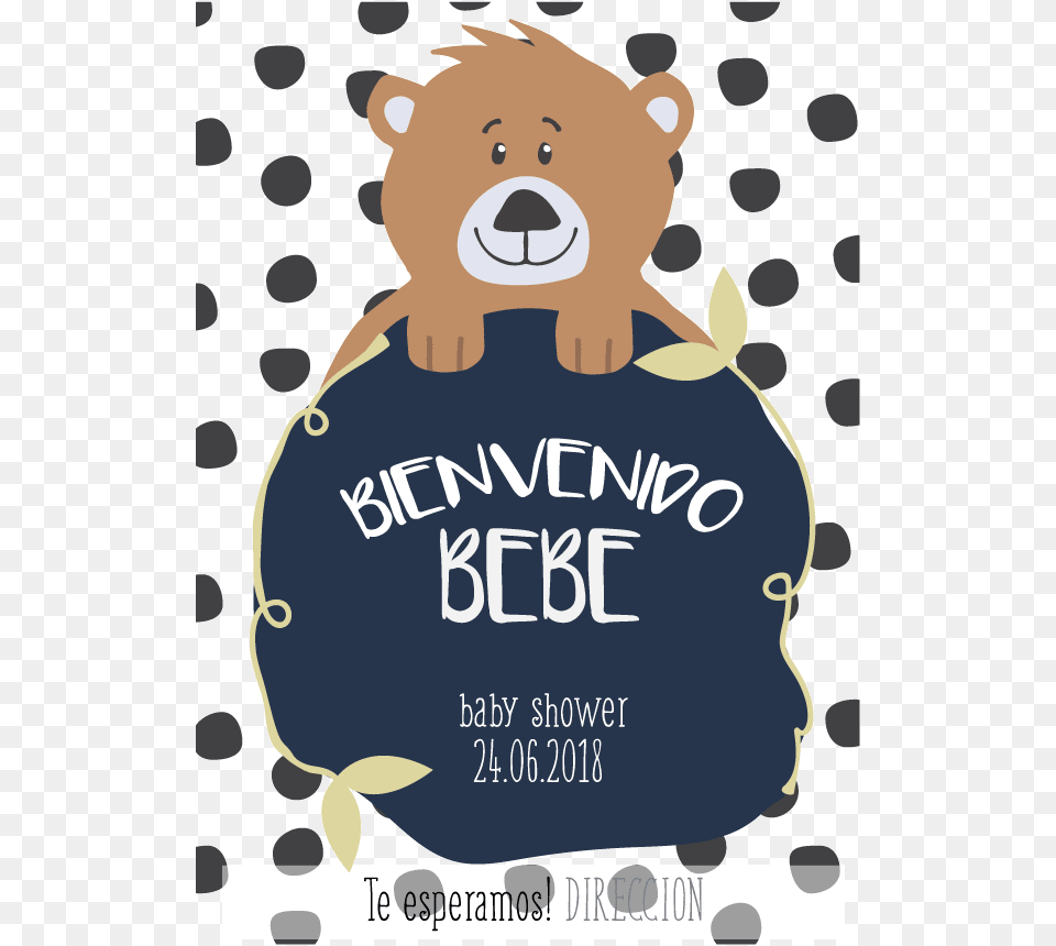 Invitacin Teddy Invitacion Baby Shower Oso, Advertisement, Poster, Animal, Bear Png