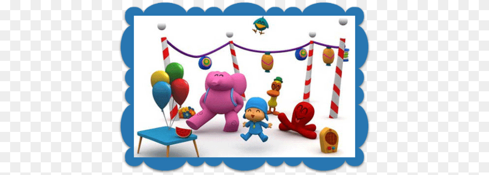Invitaciones De De Pocoyo Se Acerca El Dibujos De Pocoyo, Balloon, Person, People, Baby Free Png