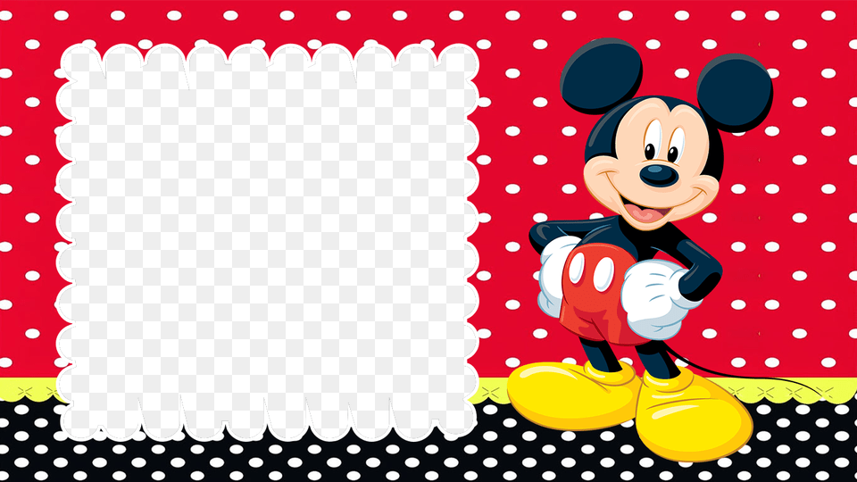 Invitaciones De Mickey Mouse Plantillas Para Invitaciones De Mickey Mouse, Pattern, Baby, Person Png