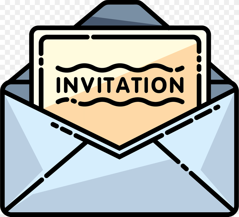 Invitation Clipart, Envelope, Mail Png