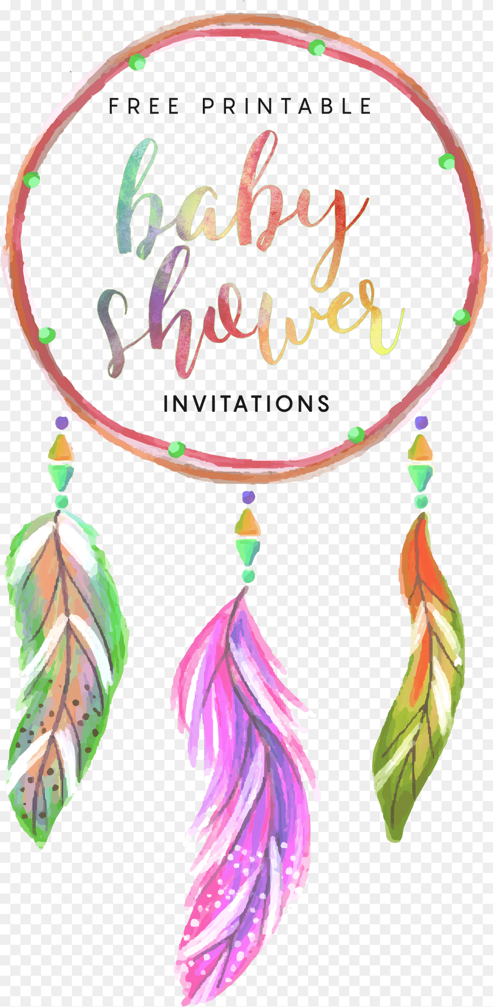 Invitation Dream Catcher Template, Accessories, Earring, Jewelry, Leaf Free Png