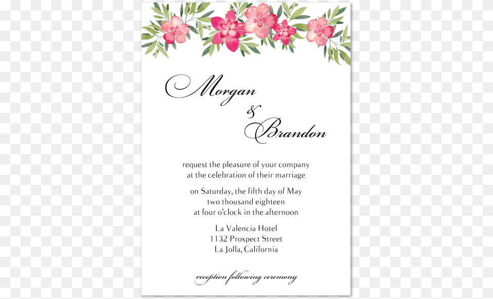 Invite Springflowers Front Floral Design, Advertisement, Envelope, Greeting Card, Mail Free Transparent Png