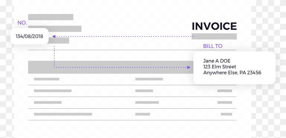 Invoice Ocr Illustration Invoice, Page, Text Free Png Download