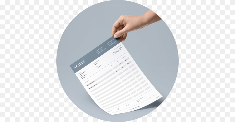 Invoice Template Design, Text, Document Free Transparent Png