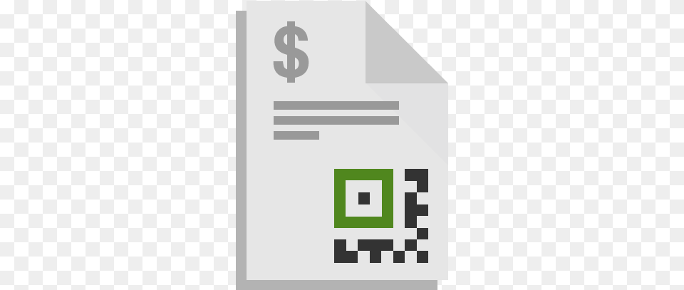 Invoice With Qr Icon, Qr Code, Text Png