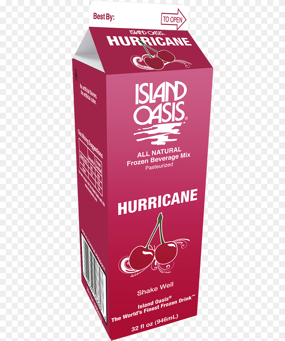 Io Hurricane 32 Oz Carton Io Hurricane Island Oasis Mixes Transparent Background, Food, Fruit, Plant, Produce Free Png Download