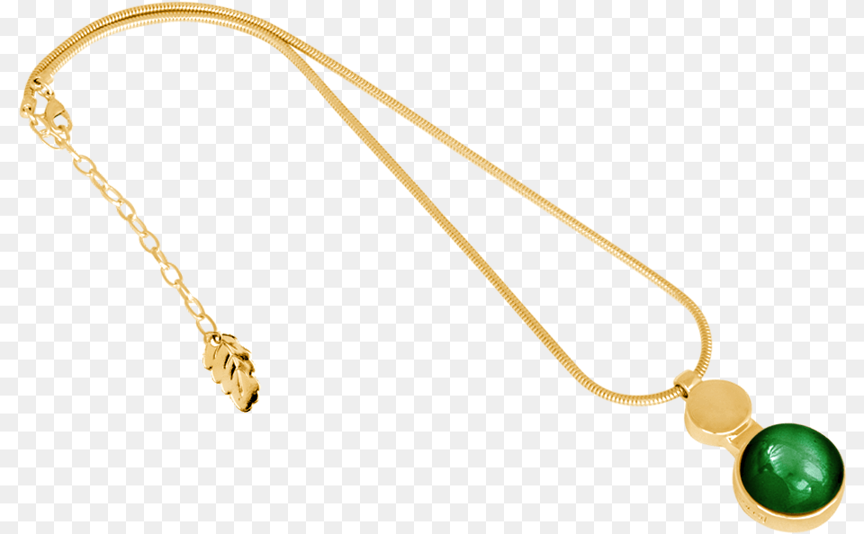 Ioaku Moon Amulet Necklace 45 Gold Mistle Green, Accessories, Gemstone, Jewelry Free Png Download