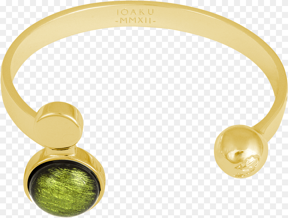 Ioaku Moon Cuff Gold Sparkle Green Copy Gold, Accessories, Bracelet, Jewelry, Electronics Free Transparent Png